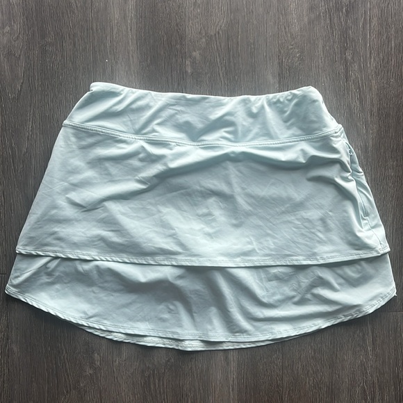 FootJoy Performance Layered Skirt ✧ Sky Blue ✧ Size L - Picture 2 of 11